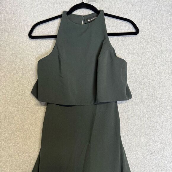 Jil by Jill Stuart Women's 2 Grey Midi Length Sleeveless Dress With Vest Upper - Picture 2 of 9